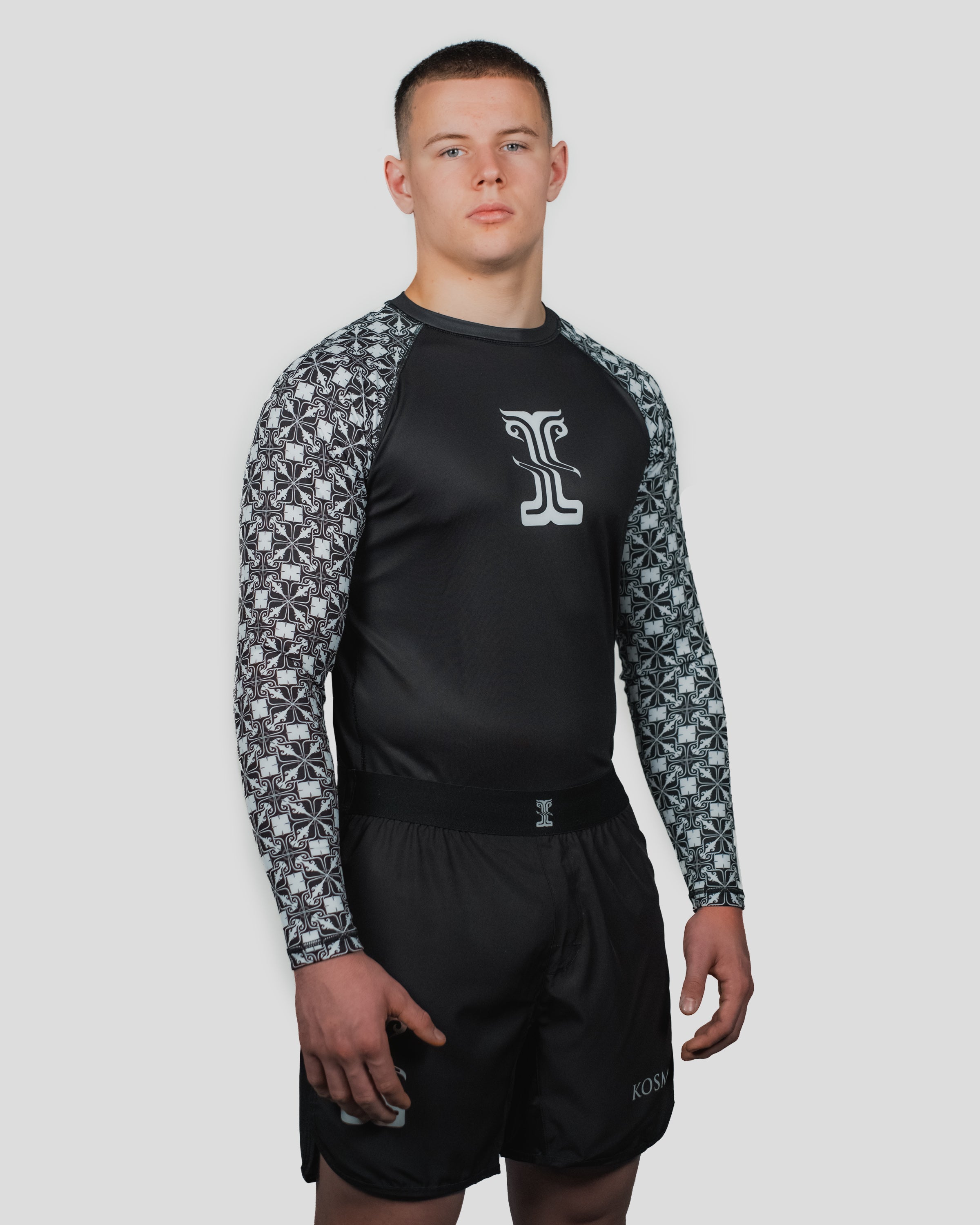 Athlete wearing the Persist Long Sleeve Guard, designed for maximum comfort and mobility during intense training sessions